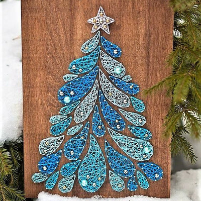 December Spoiler: Christmas Tree String Art