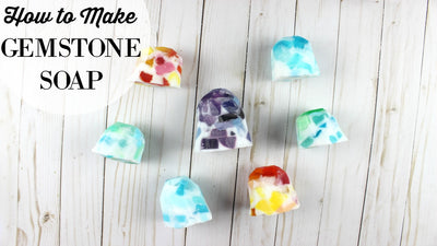 DIY Gemstone Soaps