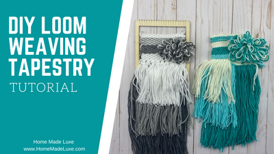 DIY Loom Weaving Tapestry Tutorial