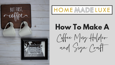 Coffee Mug Holder and Coffee Emergency Sign