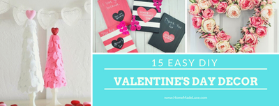 15 Easy DIY Valentines Home Decor