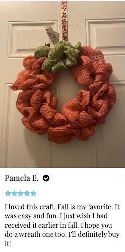 DIY Pumpkin Wreath