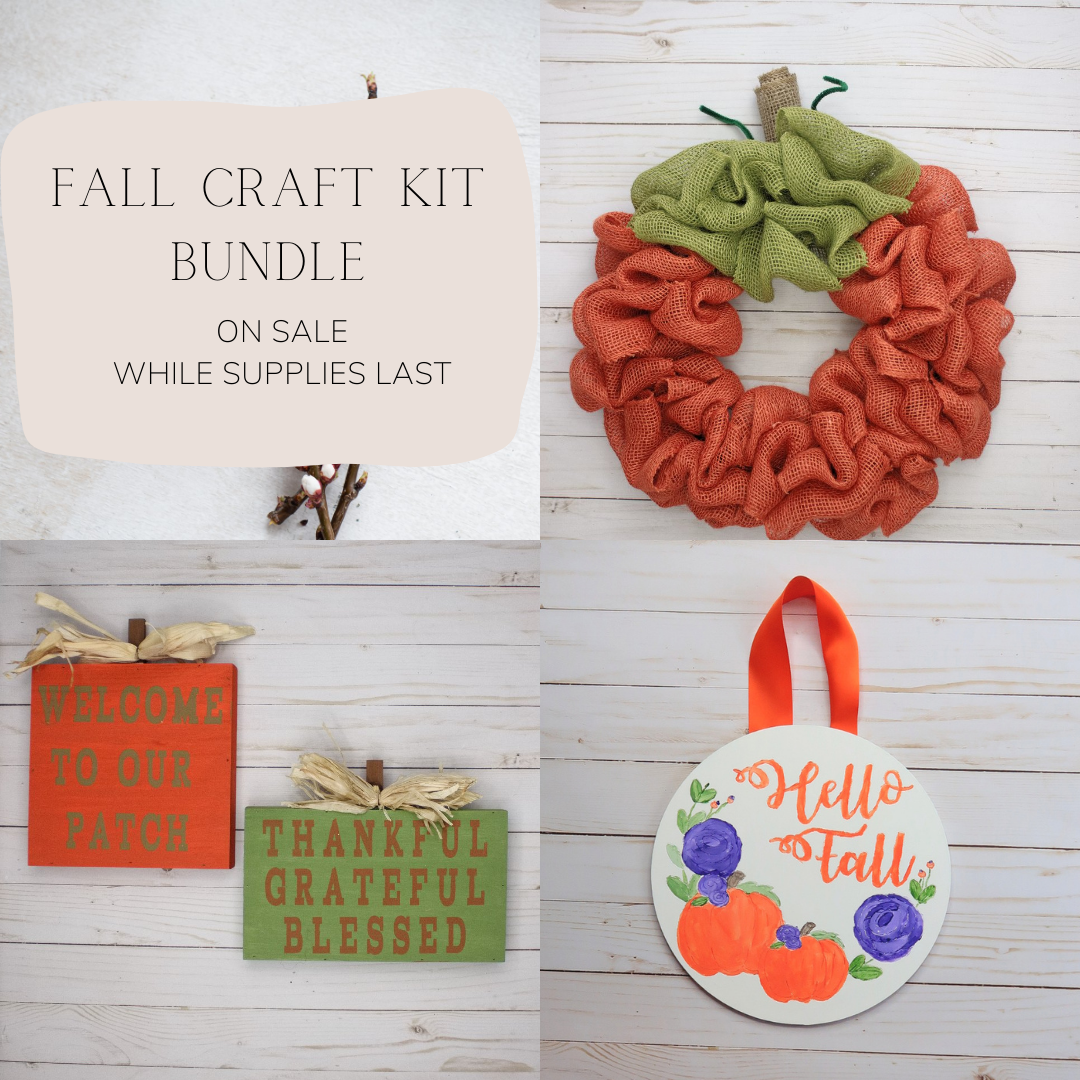 Fall Craft Kit Bundle (3 Craft kits for the Price of 2) – Home Made Luxe