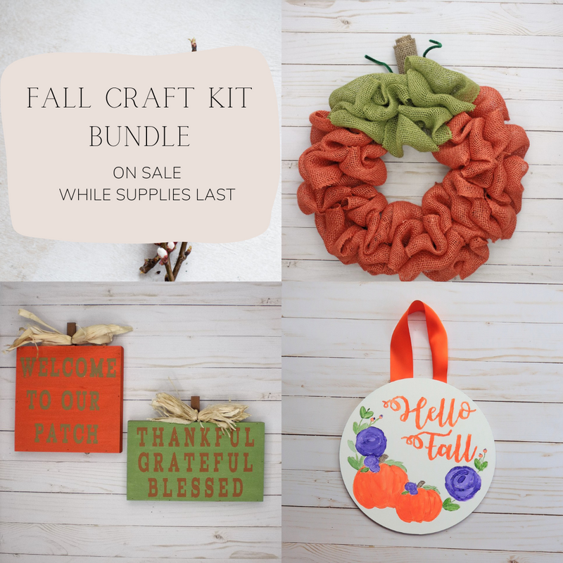 Fall Craft Kit Bundle (3 Craft kits for the Price of 2)